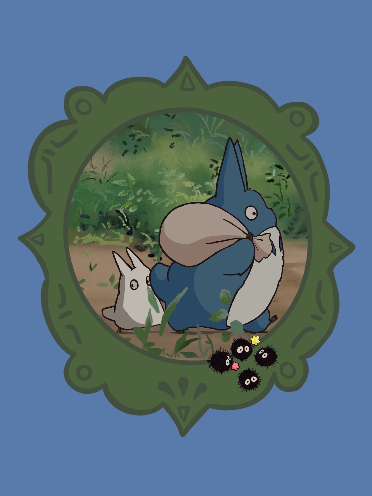 Kiss-Cut Vinyl Totoro Sticker