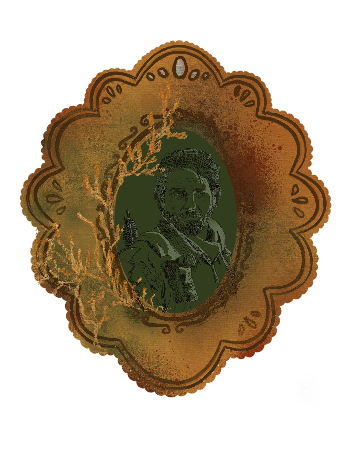 Joel Miller The Last Of Us Sticker