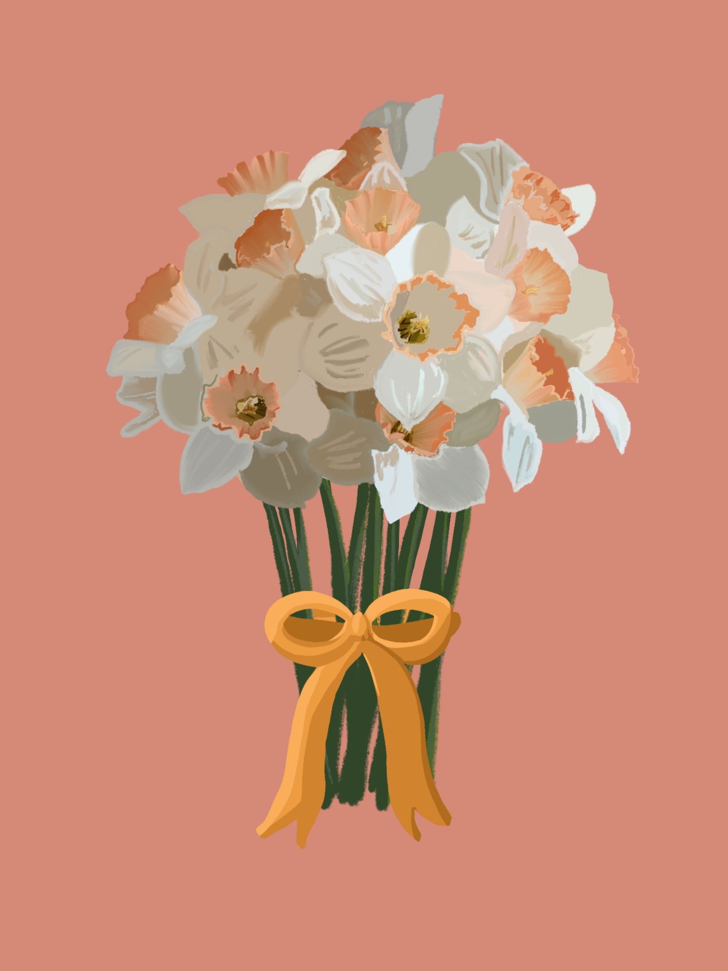 Daffodil Bouquet Stickers